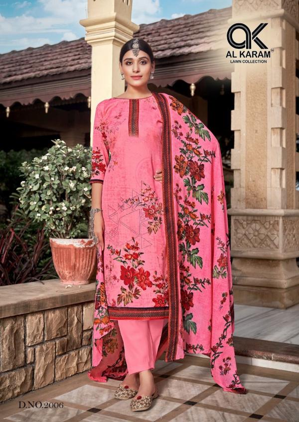 Al Karam Mahjabeen Vol-2 Cotton Pakistani Designer Dress Material